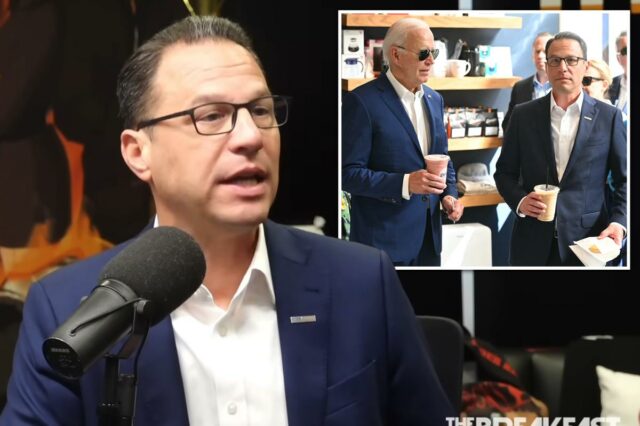 O governador da Pensilvânia, Josh Shapiro, lembra-se de ter dado a Biden uma brutal verificação da realidade sobre sua campanha de 2024

