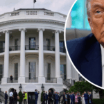 Um poste de bandeira recém -instalado fica no gramado sul da Casa Branca, quarta -feira, 18 de junho de 2025, em Washington. (AP Photo/Evan Vucci)