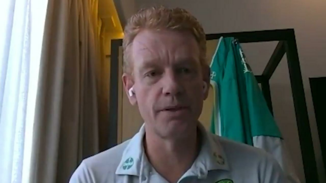 O instrutor-chefe da Austrália, Andrew McDonald, oferece atualização sobre saúde e preparo físico de Rub Cummins 

