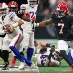 O jogo monstruoso de Bijan Robinson, touchdown de 81 jardas, dá aos Falcons uma grande reviravolta sobre os Bills