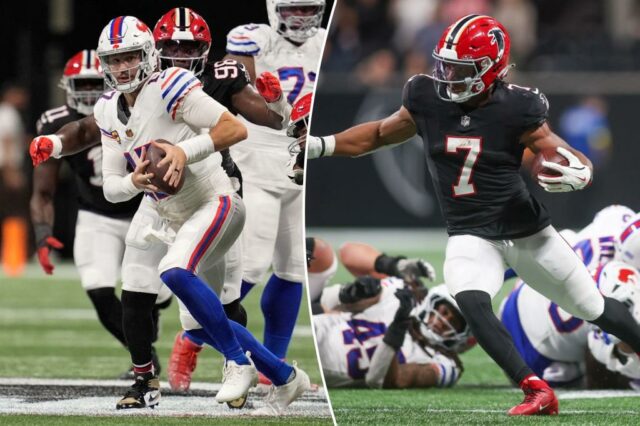 O jogo monstruoso de Bijan Robinson, touchdown de 81 jardas, dá aos Falcons uma grande reviravolta sobre os Bills

