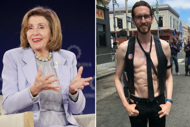O legislador estadual democrata vestindo couro, Scott Wiener, desafiará Nancy Pelosi por uma cadeira na Câmara da Califórnia 

