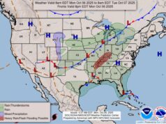 O mapa revela 7 estados em perigo de chuvas pesadas, inundações repentinas O mapa revela 7 estados em perigo de chuvas pesadas, inundações repentinas