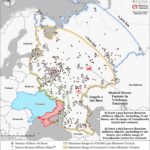 O mapa revela onde os alvos russos podem ser arruinados com mísseis Tomahawk