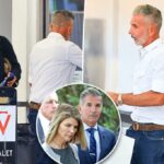 O marido de Lori Loughlin, Mossimo Giannulli, visto com estilista de moda após divisão