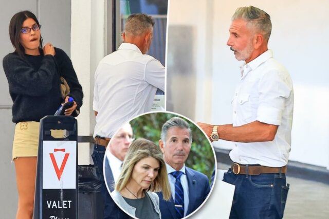 O marido de Lori Loughlin, Mossimo Giannulli, visto com estilista de moda após divisão

