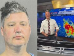 O meteorologista-chefe da estação local supostamente invadiu a casa da namorada e espancou-a enquanto seus filhos dormiam nas proximidades O meteorologista-chefe da estação local supostamente invadiu a casa da namorada e espancou-a enquanto seus filhos dormiam nas proximidades