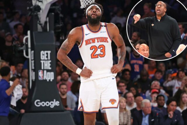O mistério de Mitchell Robinson dos Knicks na noite de estreia não faz sentido

