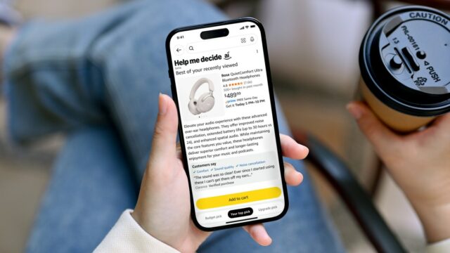 O novo dispositivo de compra de IA da Amazon informa por que você precisa de um item sugerido 

