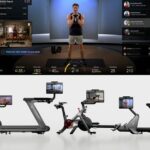 Peloton renova completamente seu hardware (mostrado) e, claro, adiciona recursos de IA (Captura de tela inserida)