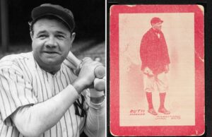 O primeiro cartão de beisebol de Babe Ruth, emitido em 1914, acabou de ser vendido por mais de US$ 4 milhões: ‘Um dos cartões mais raros’ Cartão de beisebol Baltimore News Babe Ruth de 1914 classificado como SGC 3 VG