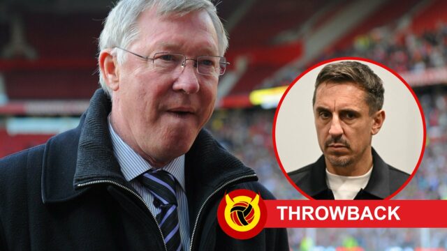 O que Gary Neville afirmou em 2001 sobre Sir Alex Ferguson Life Aposentado na perfeição, o MACH UTD tem dificuldade em 

