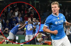 O que Rasmus Hojlund fez ao longo da vitória por 2-1 de Napoli contra o Sporting é atualmente esclarecido pela celebridade masculina da UTD, ‘devido ao fato de que eu gosto’ … O atacante do Manchester United, Rasmus Hojlund, com o prêmio do Match Man of the Match, após a vitória de Napoli por 2 x 1 sobre o Sporting CP no Diego Armando Maradona Stadium em 2025 em Nápoles, Itália.