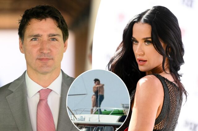 O romance de PDA no iate de Katy Perry e Justin Trudeau gera uma resposta sutil da ex-esposa Sophie

