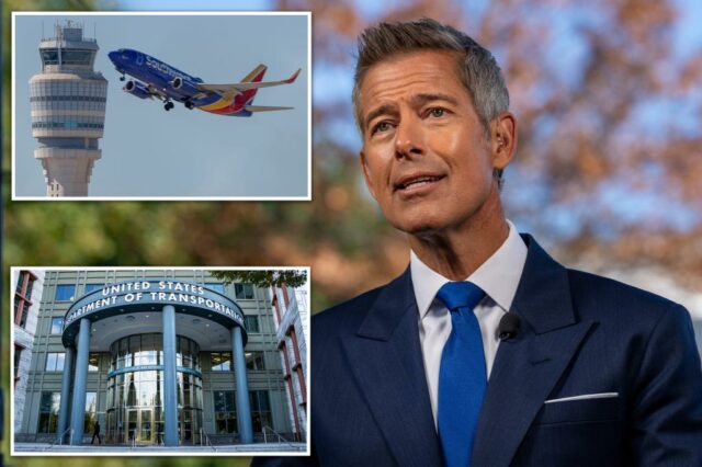 O secretário de transportes, Sean Duffy, alerta que controladores de tráfego aéreo que ficam doentes durante a paralisação podem ser demitidos


