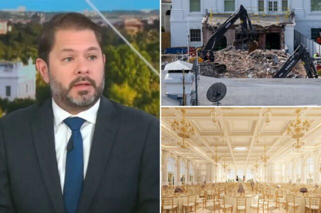 O senador democrata sugere renomear o salão de baile Trump O senador democrata sugere renomear o salão de baile Trump WH em homenagem a Obama 'para realmente mexer com' prez