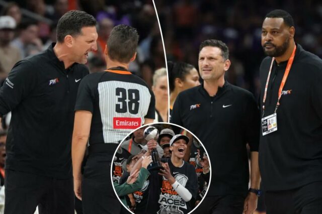 O técnico do Mercury, Nate Tibbetts, destrói a WNBA após O técnico do Mercury, Nate Tibbetts, destrói a WNBA após a primeira expulsão nas finais: 'Embaraçoso'
