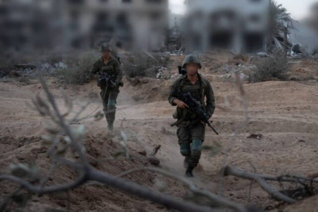 Os soldados da IDF operam em Gaza City, 17 de setembro de 2025. (Crédito: Unidade do porta -voz da IDF)