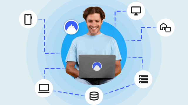 Página de configuração Meshnet no aplicativo NordVPN no Windows 11