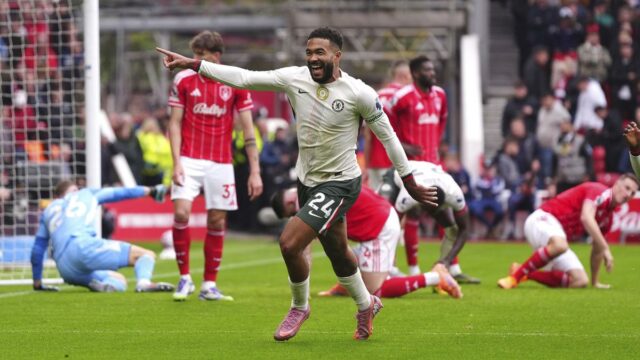 Organização Premier: Chelsea derrota Nottingham Woodland por 3-2 para acabar com o poder de Postecoglou no City Ground 

