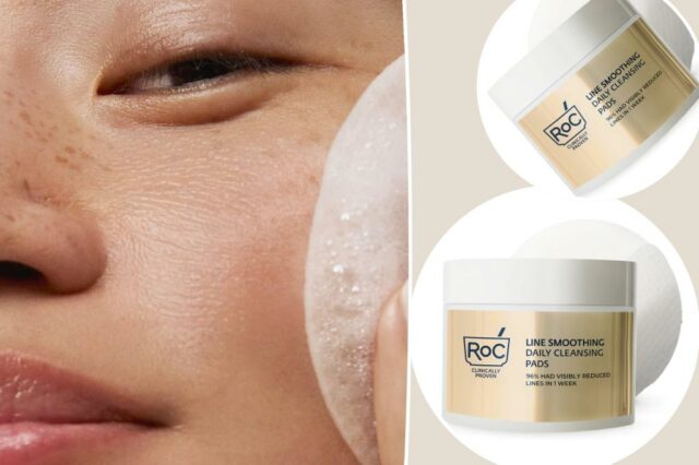 RoC Line Smoothing Daily Cleansing Pads com 