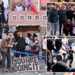 Os fanáticos 'loucos' da Maratona de Nova York são tão fanáticos quanto os corredores, mas pelo menos eles têm mimosas e bagels