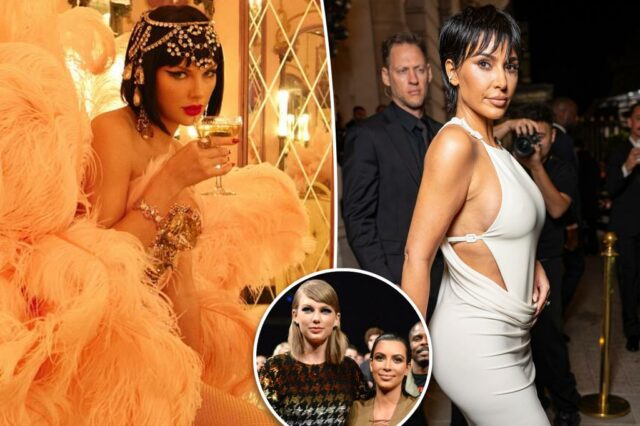 Os fãs de Taylor Swift teorizam a faixa dissidente 'Romantic' é sobre Kim Kardashian, graças a uma grande pista

