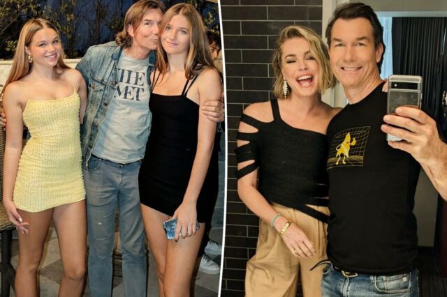 Os gêmeos de 16 anos de Jerry O'Connell e Rebecca Romijn parecem crescidos no baile de boas-vindas

