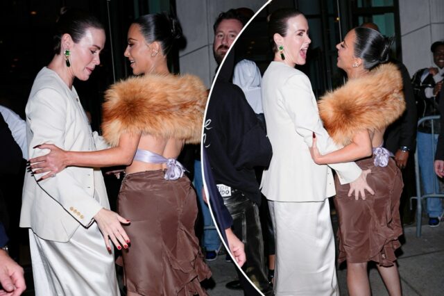 Os momentos mais selvagens de 'All's Fair' de Sarah Paulson e Kim Kardashian | Tours de imprensa viral
