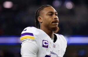Os problemas aumentam após os hábitos de Justin Jefferson na linha lateral dos Vikings Justin Jefferson, Vikings
