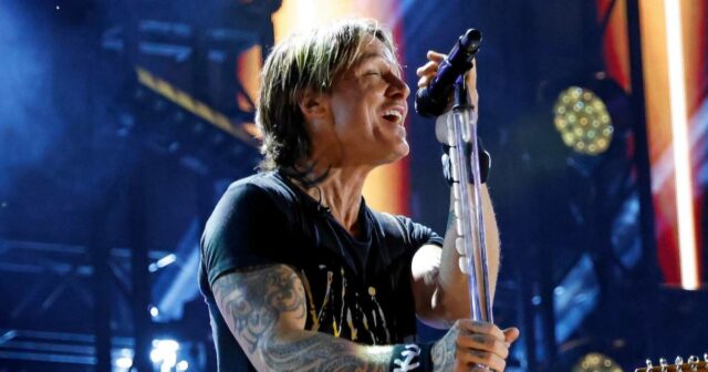 Keith Urban 1st Show desde que Nicole Kidman Split