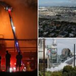 Os vizinhos fugiram por suas vidas, ignorou a ordem do abrigo no local após a explosão apocalíptica da refinaria da Califórnia