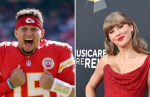 Patrick Mahomes convoca Taylor Swift para comemorar o controle do Sway Raiders Patrick Mahomes está orando pelo companheiro de equipe Josh Simmons em meio à misteriosa ausência da equipe