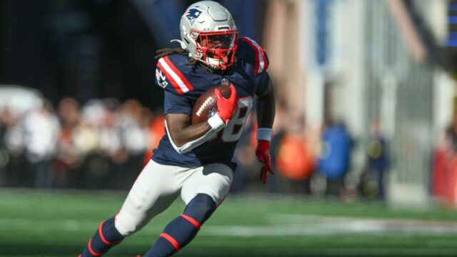 Pats RB Stevenson (dedo do pé) ficará de fora contra Falcons
