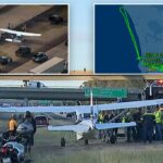 Pequeno avião faz pouso de emergência na rodovia durante a hora do rush: 'Mayday! Socorro!'