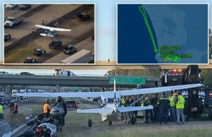 Pequeno avião faz pouso de emergência na rodovia durante a hora do rush: ‘Mayday! Socorro!’ Pequeno avião faz pouso de emergência na rodovia durante a hora do rush: 'Mayday! Socorro!'
