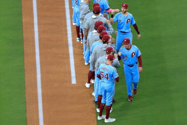 Phillies realizou reuniões de grupo antes do videogame NLDS 3, que parecia lidar com tudo 

