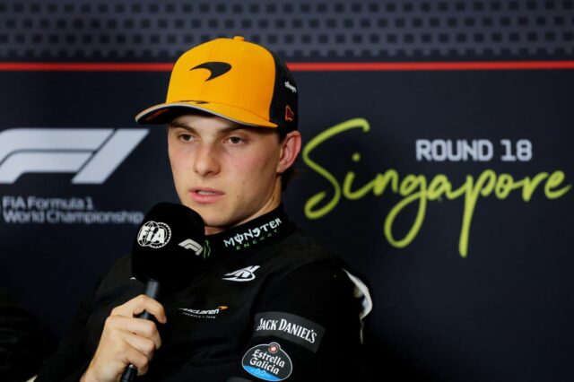 Piastri fumaça como comissários claros norris depois de Cingapura Grand Prix Begin Clash 

