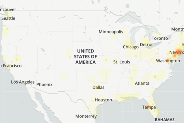PlayStation Network inativa: mapa revela onde os servidores da Web estão ocupados nos Estados Unidos 

