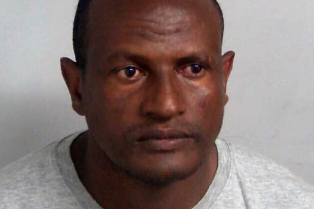 Polícia de Londres prende criminoso sexual, requerente de asilo que Foto do requerente de asilo etíope Hadush Gerberslasie Kebatu.