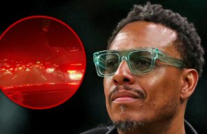 Policiais aguardando os resultados do exame de sangue de Paul Pierce após apreensão por dirigir embriagado paul perfurar getty insta 1