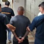 Fotos de homens presos durante a operação 1