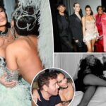 Kim Kardashian Festa de aniversário de Kim Kardashian organizada por Mert Alas em sua casa em Londres. Todas as fotos postadas no instagram de Mert Alas
