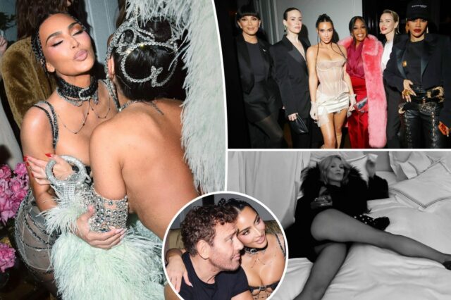 Kim Kardashian Festa de aniversário de Kim Kardashian organizada por Mert Alas em sua casa em Londres. Todas as fotos postadas no instagram de Mert Alas