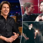 Por que Tom Cruise 'não ficou muito feliz' com Colin Farrell durante 'um dos piores dias' no set de 'Minority Report'