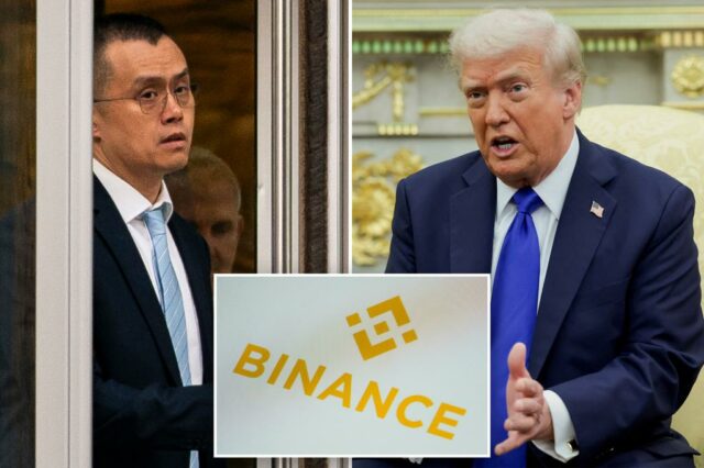 CEO da Binance, Changpeng Zhao, deixando o Tribunal Distrital dos EUA.