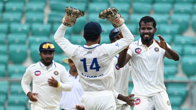 Prêmio Ranji 2025-26: Nidheesh, Basil colocou Kerala no comando contra Maharashtra no Dia 1 

