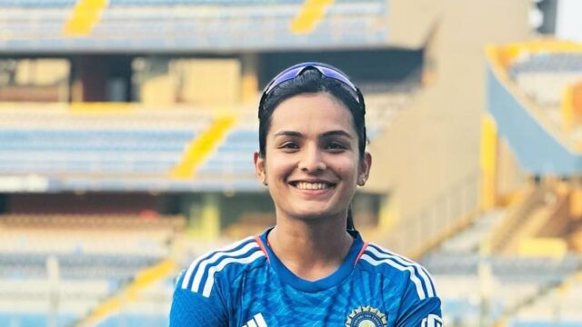 Prêmio T20 para Senhoras Idosas 2025: 88 poderes invencíveis de Disha Kasat, Vidarbha; Shafali Verma estrela com bastão e esfera para Haryana 

