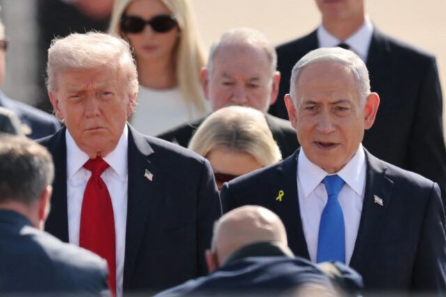 Presidente Trump chega a Tel Aviv para se reunir com famílias de reféns e discursar no Parlamento israelense

