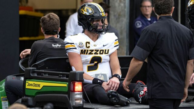 Pribula de Mizzou foi retirado, provavelmente sairá 'algum tempo' Pribula de Mizzou foi retirado, provavelmente sairá 'algum tempo'